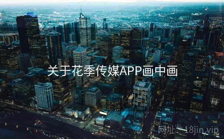 关于花季传媒APP画中画  第1张