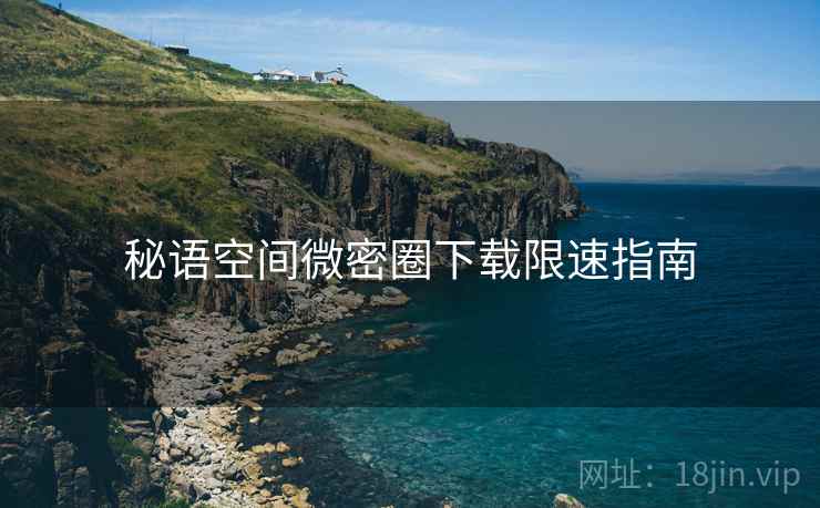 秘语空间微密圈下载限速指南  第2张