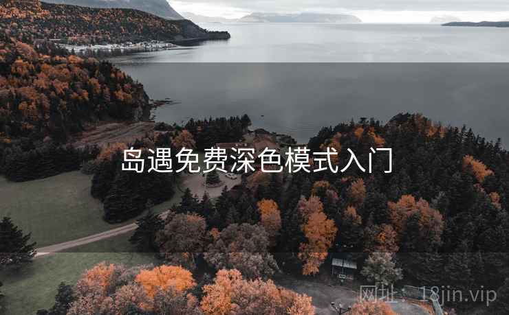 岛遇免费深色模式入门  第2张