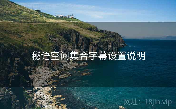 秘语空间集合字幕设置说明  第1张