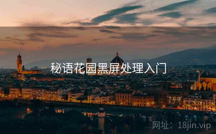 秘语花园黑屏处理入门  第1张